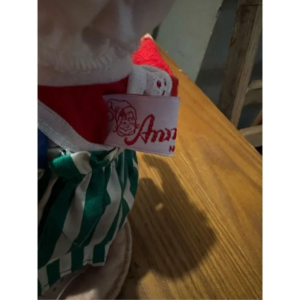 Annalee Mrs. Santa Bag 8 in Doll Figurine Handmade 1993 in the USA Christmas - Picture 10 of 10